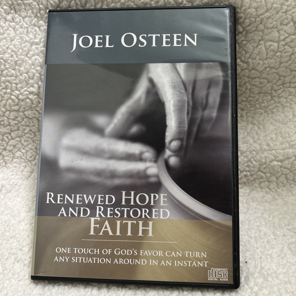 The Unbranded Brand Other - Joel Osteen RENEWED HOPE AND RESTORED FAITH audio CD Feel good Prosperity Gospel